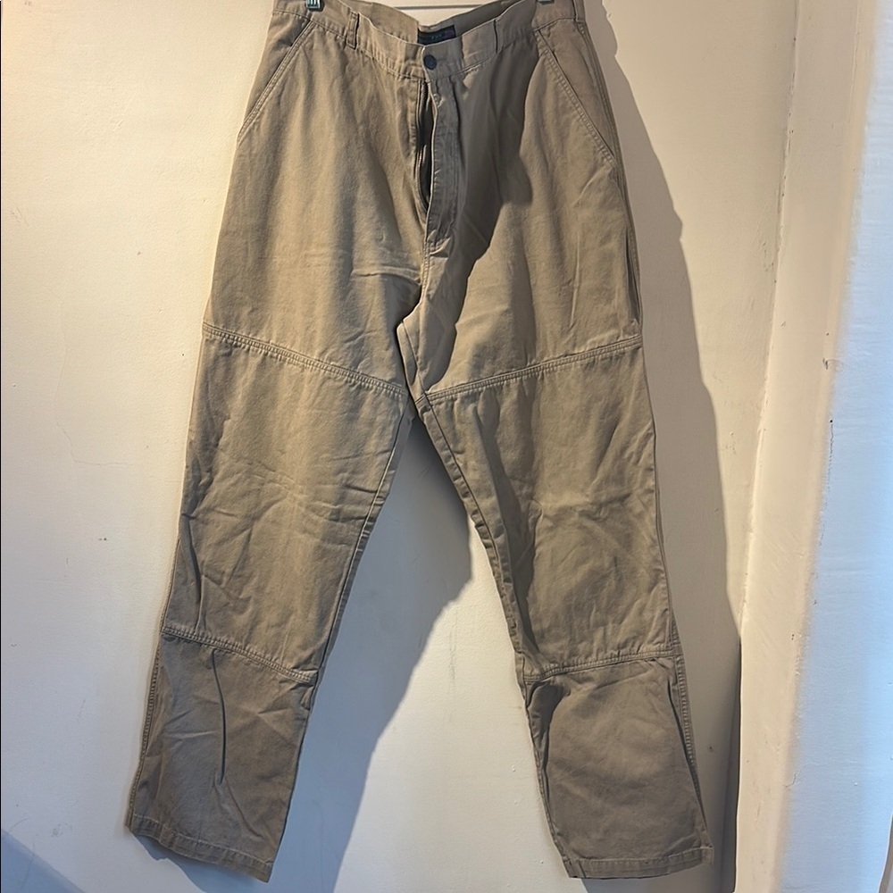Vintage The North Face Men's Grey Double Knee Pants